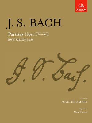 Johann Sebastian Bach: Partitas - Nos. IV-VI