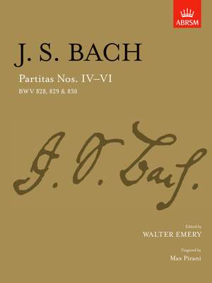Bach, Johann Sebastian: Partitas IV-VI