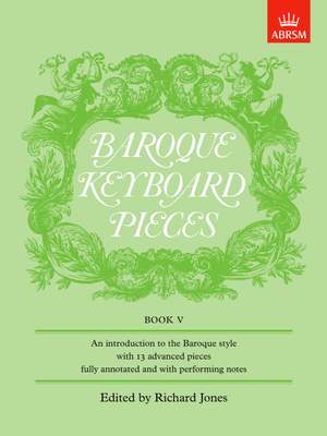 Richard Jones: Baroque Keyboard Pieces, Book V