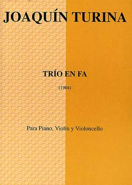 Joaquín Turina: Trio En Fa (Score/Parts)