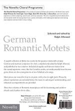 German Romantic Motets - Brahms To Mendelssohn Product Image