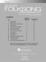 15 Easy Folksong Arrangements Product Image