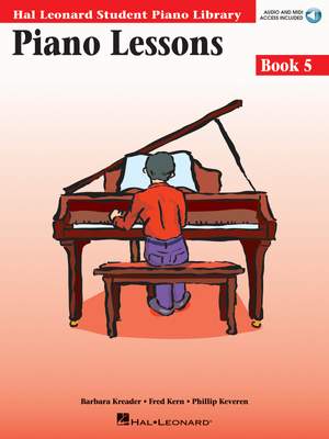 Barbara  Kreader: Piano Lessons Book 5 - Book & Audio