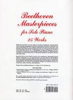 Ludwig van Beethoven: Masterpieces For Solo Piano Product Image