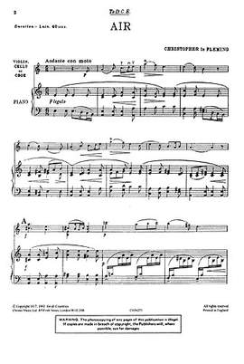 Christopher Le Fleming: Air And Dance (Bass Clef)