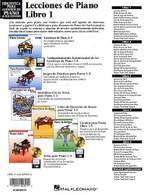 Lecciones de Piano - Libro 1 Product Image