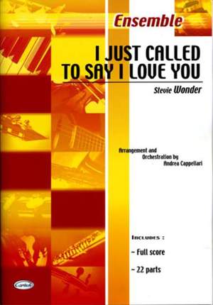 Stevie Wonder I Just Called To Say I Love You Presto Sheet Music