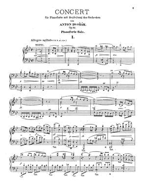 Antonín Dvořák: Antonin Dvorak: Piano Concerto Op.33