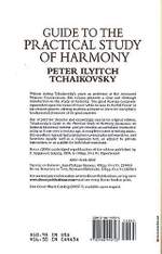 Pyotr Ilyich Tchaikovsky: Guide To The Practical Study Of Harmony Product Image