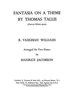 Ralph Vaughan Williams: Fantasia On A Theme By Thomas Tallis