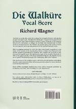 Richard Wagner: Die Walkure - Vocal Score Product Image