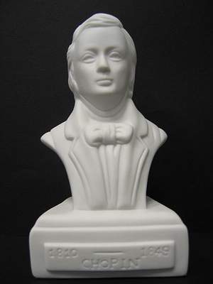 Composer Bust - Chopin (Porcelain)