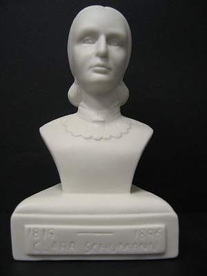 Composer Bust - Clara Schumann (Porcelain)