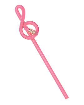 Bentcil Treble Clef Pink 5 Pack Of Pencils
