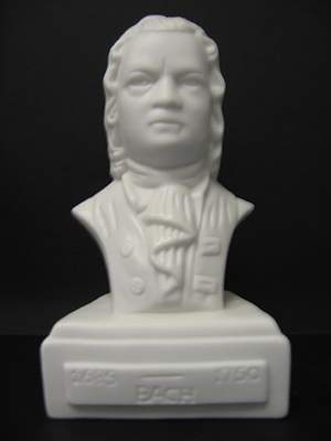 Composer Bust - Bach (Porcelain)
