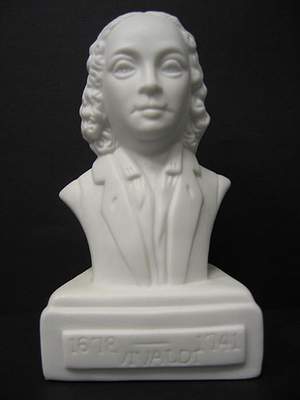 Antonio Vivaldi: Composer Bust: Vivaldi (Porcelain)