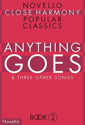 Novello Close Harmony Book 2 Anything Goes