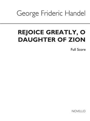 Georg Friedrich Händel: Rejoice Greatly, O Daughter Of Zion