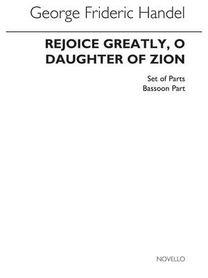 Georg Friedrich Händel: Rejoice Greatly, O Daughter Of Zion
