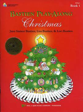 Bastien Play-Along Christmas Book 1 (Book/CD)