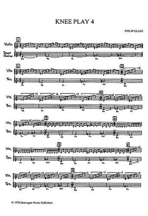 Philip Glass: Knee Play 4 (Einstein On The Beach)