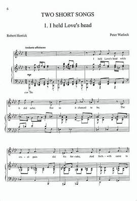 Peter Warlock: Critical Edition: Volume VI - Songs 1923-1926