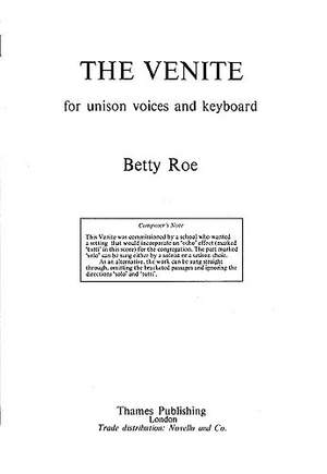 Betty Roe: The Venite