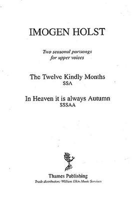Geoffrey Bush: Two Seasonal Partsongs For Upper Voices
