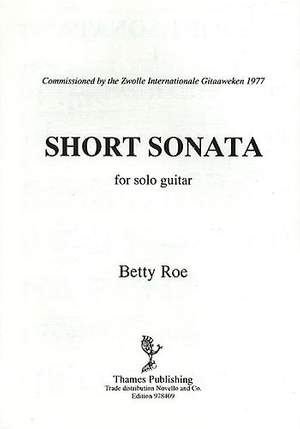Betty Roe: Short Sonata