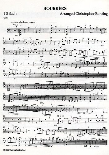 Johann Sebastian Bach: Bourrees