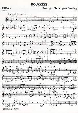 Johann Sebastian Bach: Bourrees