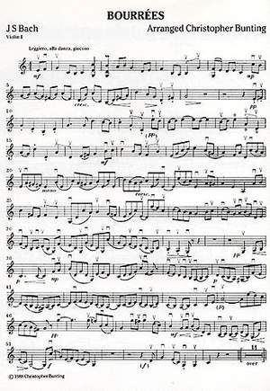 Johann Sebastian Bach: Bourrees