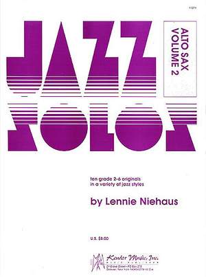 Lennie Niehaus: Jazz Solos For Alto Sax, Volume 2