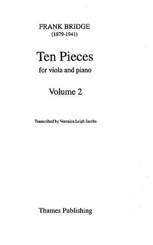 Frank Bridge: 10 Pieces Volume 2 (Nos. 6-10)