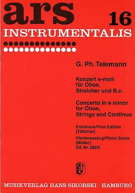 Georg Philipp Telemann: Concerto for Oboe, Strings and Basso Continuo