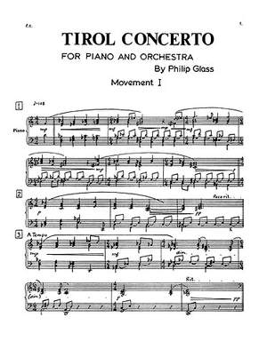 Philip Glass: Tirol Concerto