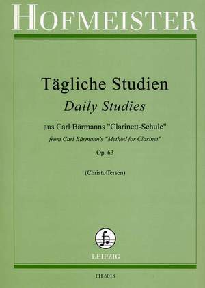 Heinrich Joseph Baermann: Tagliche Studien Opus 63