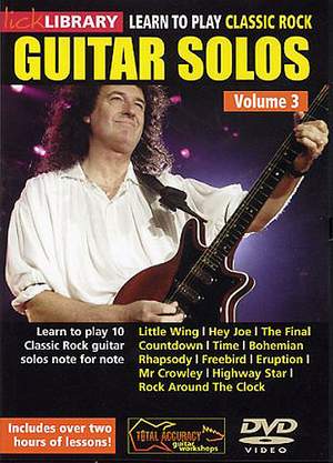 Learn To Play Classic Rock Guitar Solos Volume 3