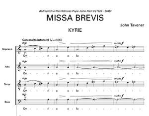 John Tavener: Missa Brevis