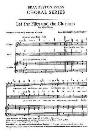 Henry Purcell: Let The Fifes and The Clarions