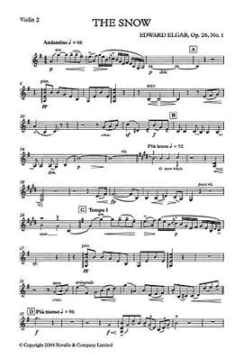 Edward Elgar: The Snow Op.26 No.1 (Violin 2)
