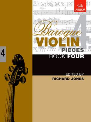 Richard Jones: Baroque Violin Pieces, Book 4