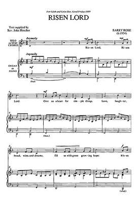 Barry Rose: Risen Lord (2-Part)