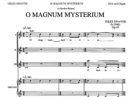 Giles Swayne: O Magnum Mysterium