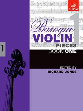 Jones, Richard: Baroque Violin Pieces, Book 1