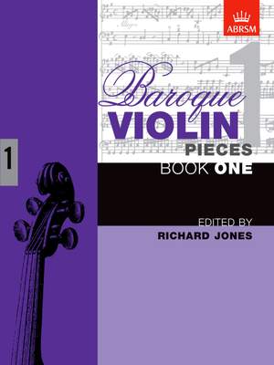 Jones, Richard: Baroque Violin Pieces, Book 1