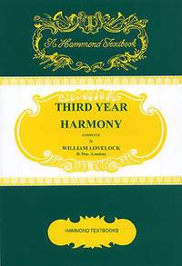 William Lovelock: Third Year Harmony