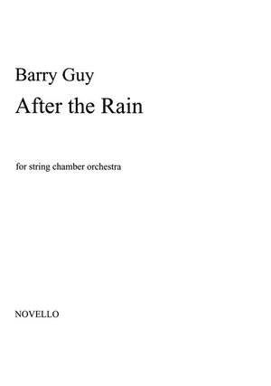 Barry Guy: After The Rain