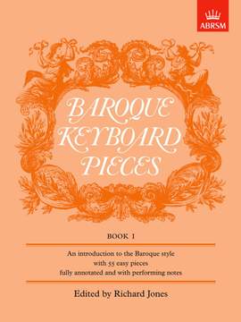 Jones, Richard: Baroque Keyboard Pieces, Book I (easy)