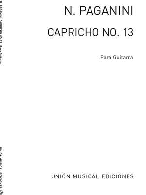 Niccolò Paganini: Caprice No.13